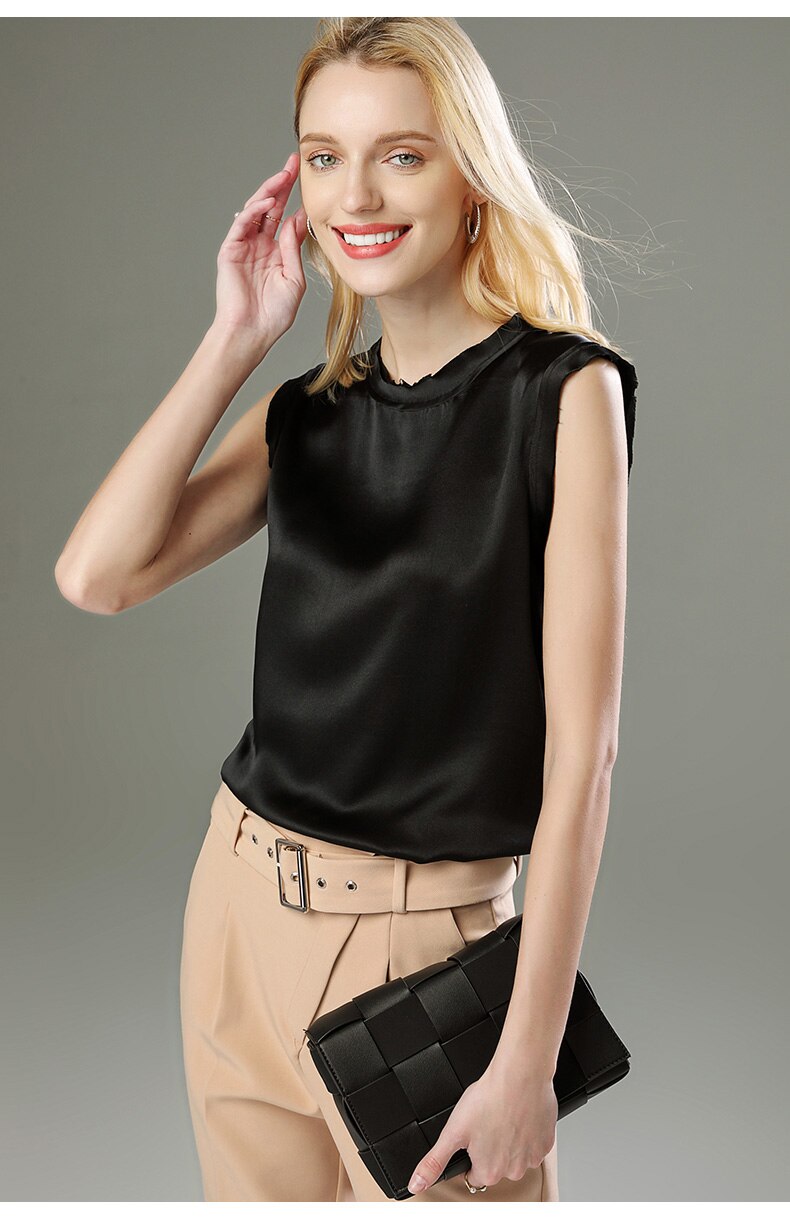 Women's Satin Silk Tanks Top