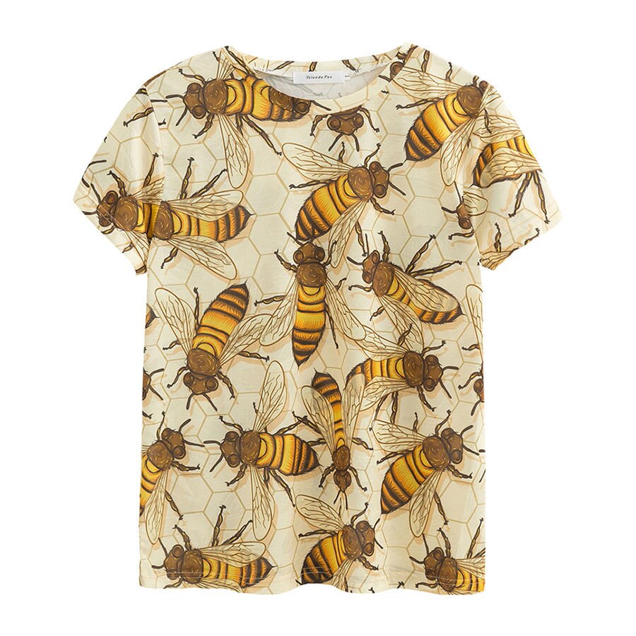 Women's Bees Printed T-Shirt