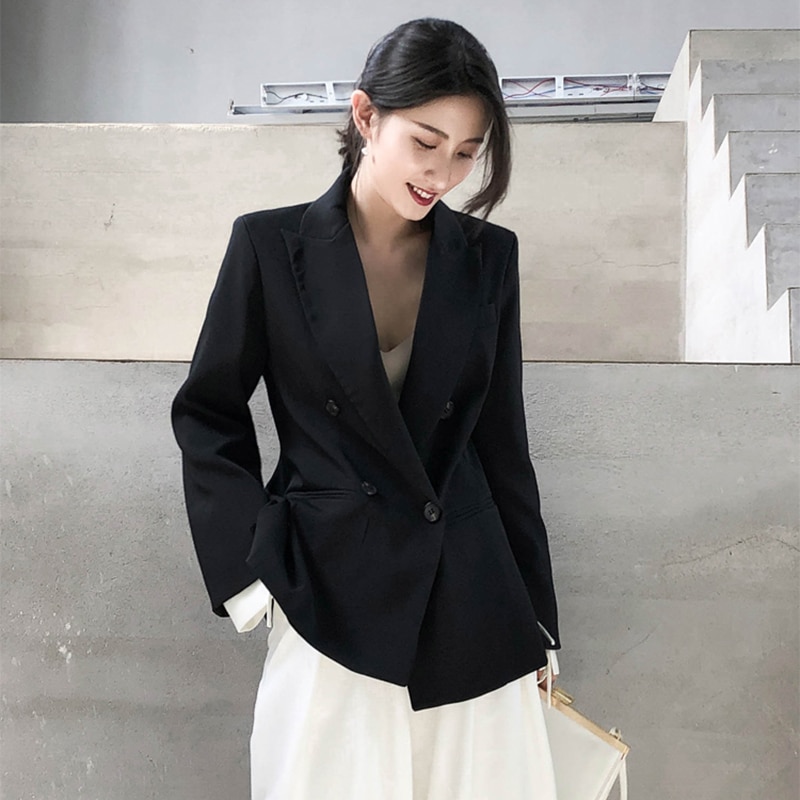 Women Black Tailored Blazer