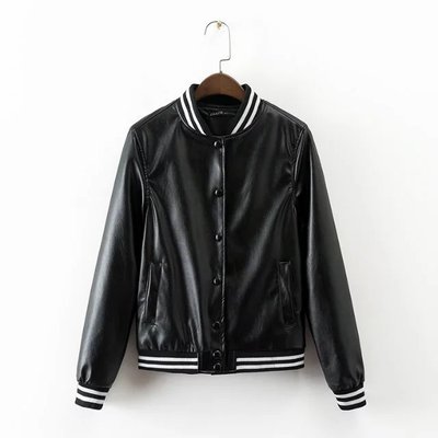 Women's Bomber Jacket with Stripe Details