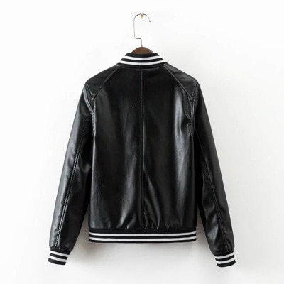 Women's Bomber Jacket with Stripe Details
