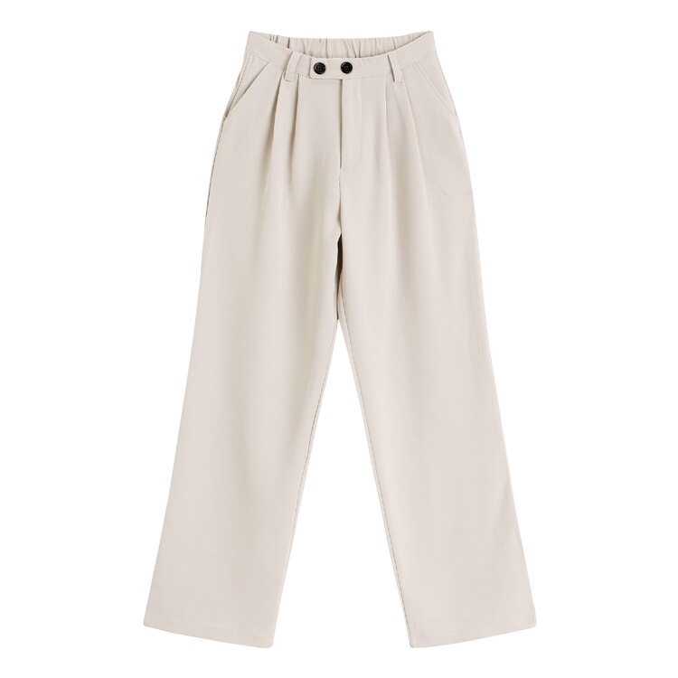 Women's High Waist Straight Leg Pants