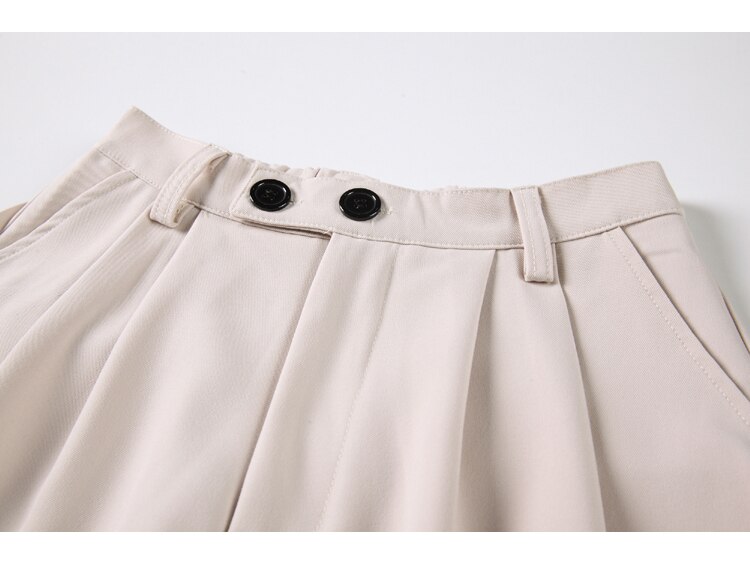 Women's High Waist Straight Leg Pants