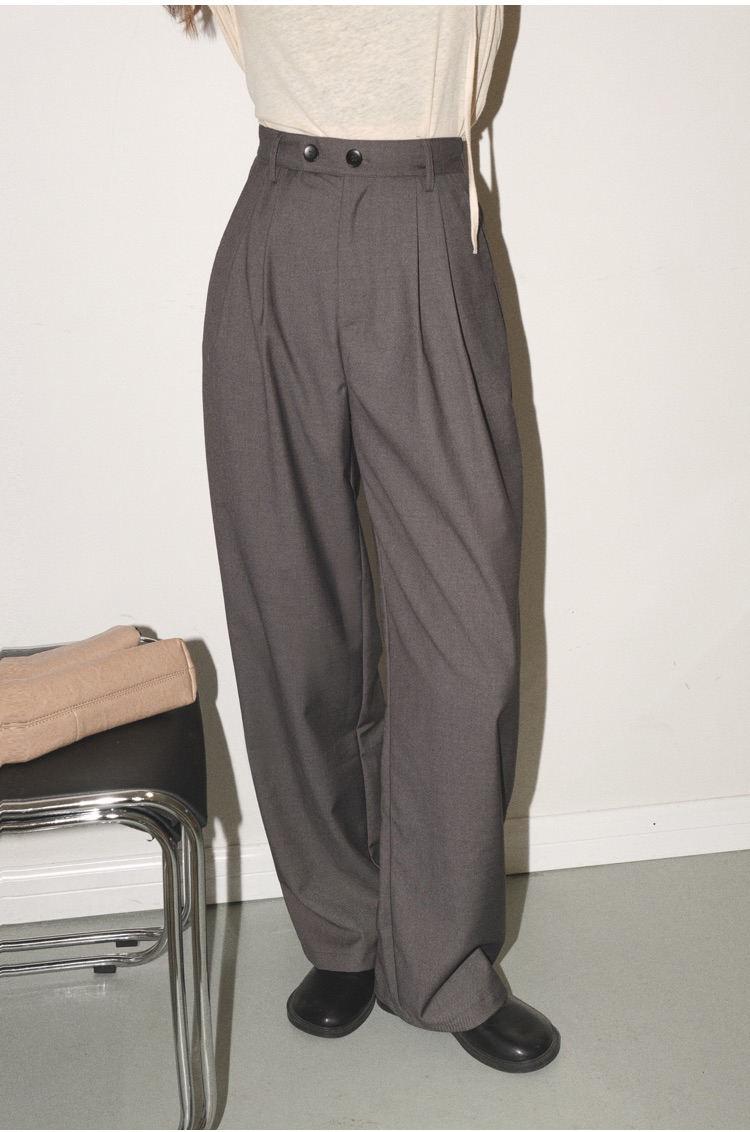 Women's High Waist Straight Leg Pants