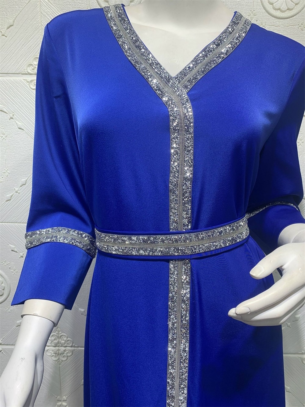 Women's Diamond Trim Maxi Dress