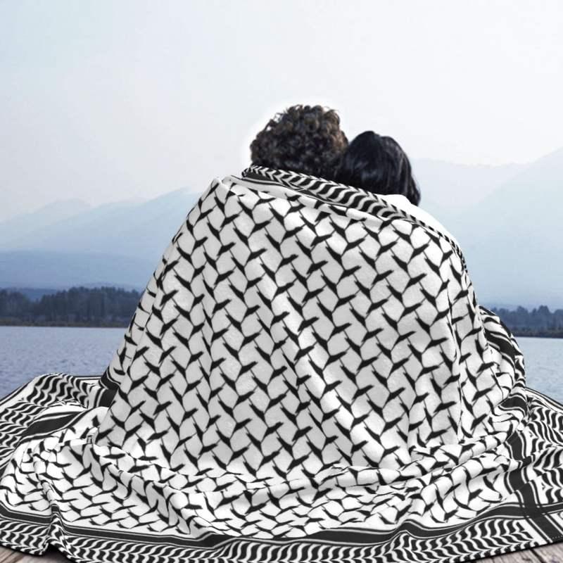 Palestinian Keffiyeh Micro-Fleece Throw Palestinian Keffiyeh Micro-Fleece Throw